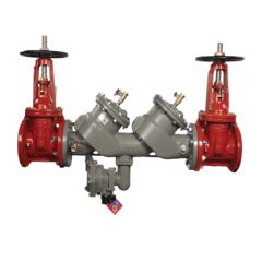 Lead Free MasterSeries In-Line Reduced Pressure Zone Assembly Backflow Preventer, OSY Gates and Flood Sensor
