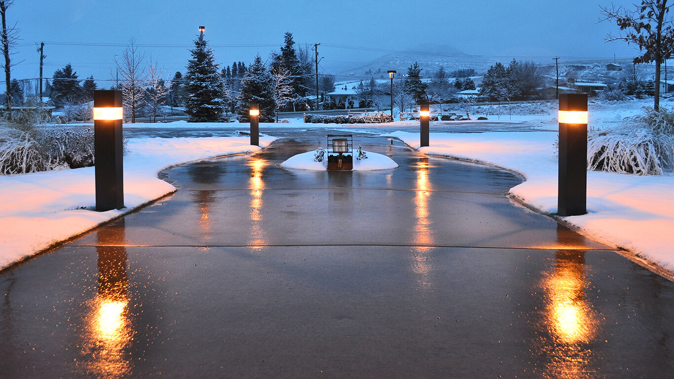 snowmelting entrance